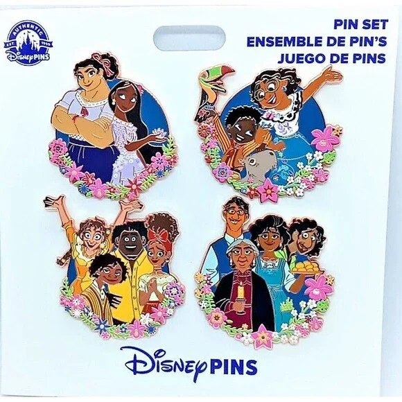 Disney Parks Encanto Booster Trading Pin Set of 4 Mirabel Luisa Isabella - NEW - Picture 1 of 1